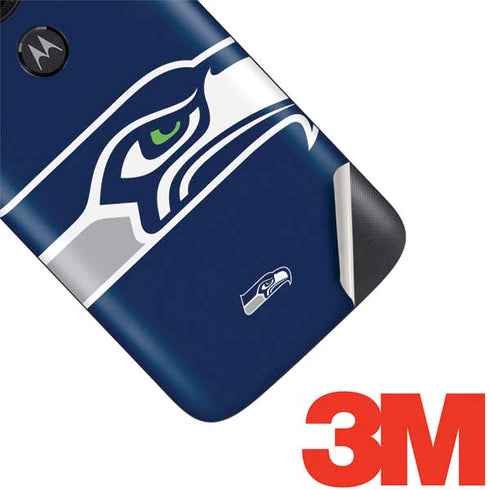NFL Seattle Seahawks Large Logo Moto E5 Play Skin